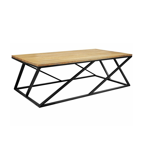 Cтолик кофейный PORTER, черный/дуб, 130*70*42 фото 3