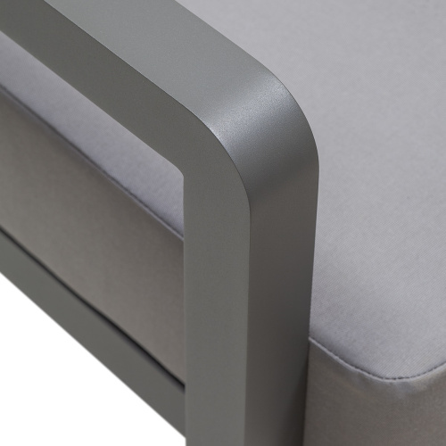 Кресло уличное AMALFI, каркас алюминий цвет LAVA, подушки ткань водонепр. Stone фото 9