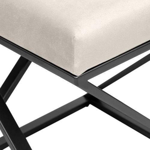 Пуф Chelsea, черный, Ivory, 40*40*45 фото 7