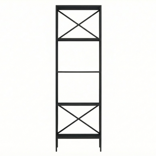 Стеллаж KARIN, черный, ЛДСП Черный Лес фото 2