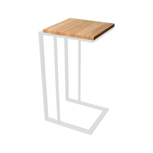 Столик кофейный приставной, белый 330 фото 7