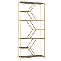 Стеллаж MALTA MINI, золотой, керамика Antracite