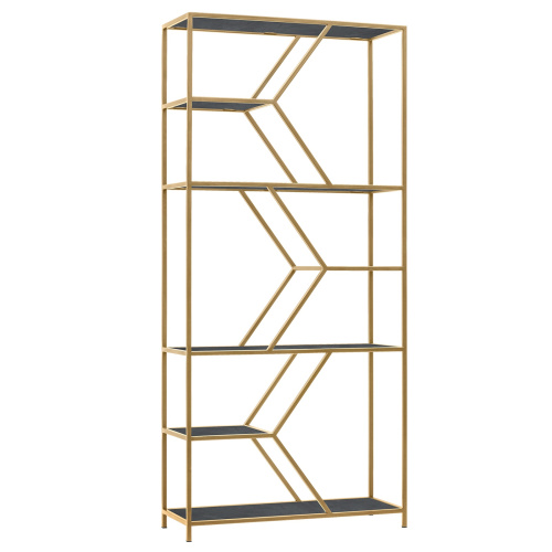 Стеллаж MALTA MINI, золотой, керамика Antracite