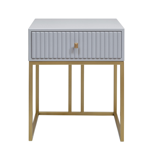Тумба VERONA, золото, МДФ Pearl Grey, 53*45*62 фото 5