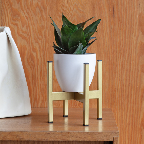 Подставка для цветов Oxalis 20, золотая