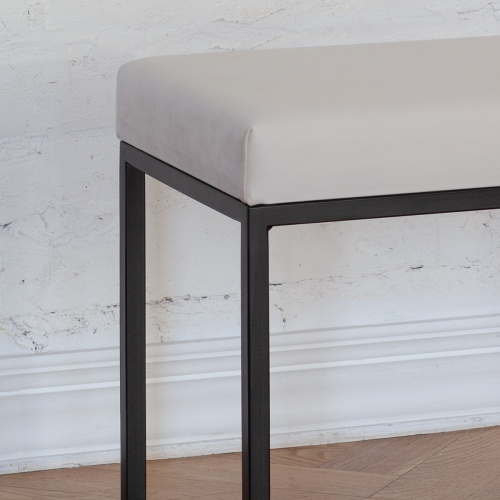 Банкетка ALBA SMART, черная, Ivory, 65*35*45 фото 3