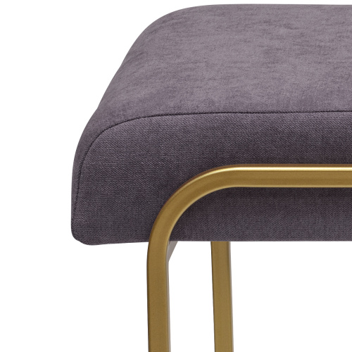 Банкетка SIENA MINI, золотая, ANTRACITE, 81*42*44 фото 4