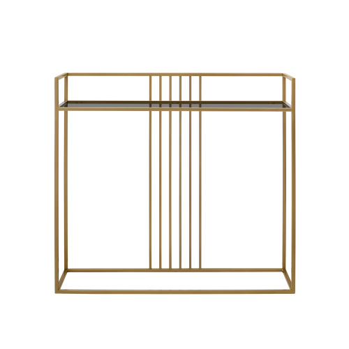 Консоль SOHO, золотая, тонированное стекло, 100*35*94 фото 7