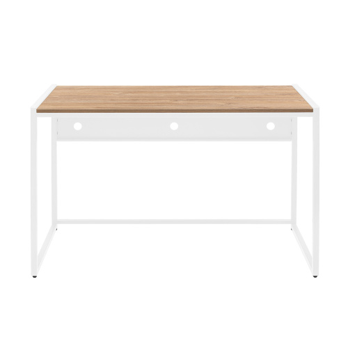 Стол письменный Rimini, белый, ЛДСП Дуб Канзас, 120*65*75 фото 11