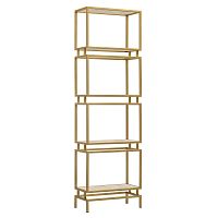 Стеллаж BRICK, золотой, керамика Ivory