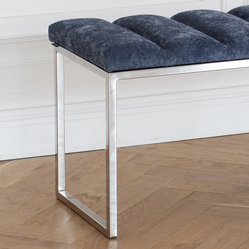 Банкетка ALBA, н/ж сталь, Steel Blue, Bulon, 110*40*43,5 фото 3