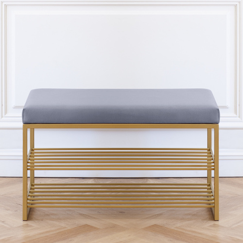 Обувница GARDA, золотой, Light Blue, 85*40*52 фото 2