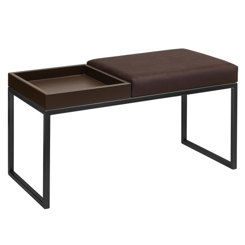 Банкетка ALBA BOX, черная, Kashtan, BrownBox, 85*40*45 фото 5