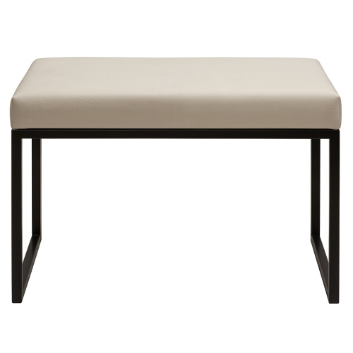 Банкетка ALBA SMART, черная, Ivory, 65*35*45 фото 4