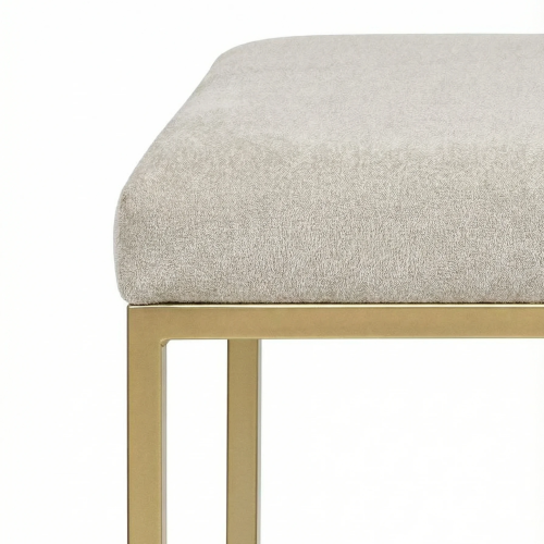 Банкетка ALBA, золотая, Silver фото 2