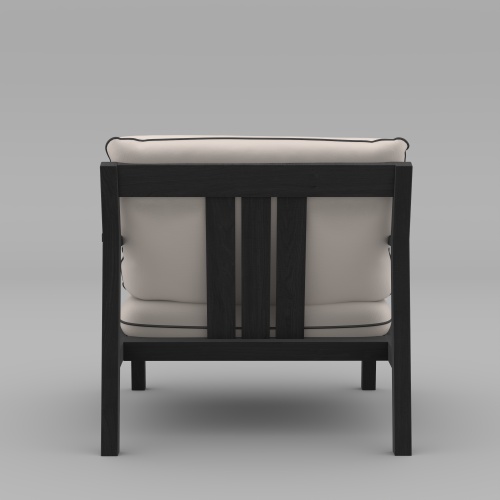 Набор садовой мебели ISTRA / 3 предмета: 2 кресла, столик / черный/Jamaica MILK фото 12