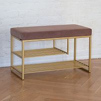 Обувница GARDA PLUS, золотая, Mocco, 85*40*52