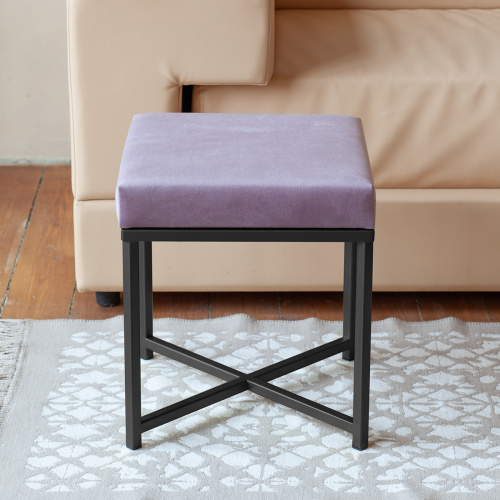 Пуф CRUZ, черный, Dusty Pink фото 5