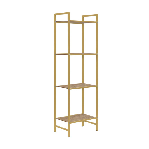 Стеллаж ALTO SMART, золотой, ЛМДФ Дуб Каселла