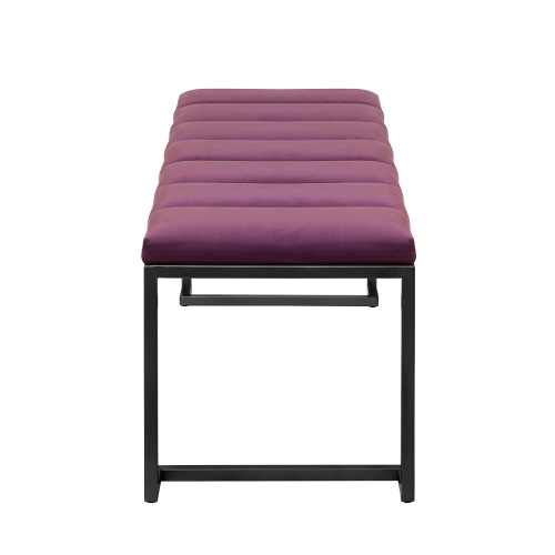 Банкетка OMEGA, черная, Marsala, Bulon, 110*40*43,5 фото 3