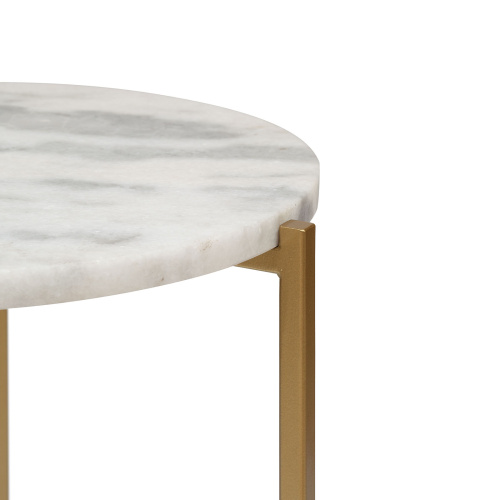 Столик кофейный ODRI, золотой/мрамор, 43,5*43,5*60,5 фото 8