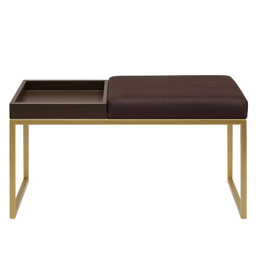 Банкетка ALBA BOX, золотая, Kashtan, BrownBox, 85*40*45 фото 5