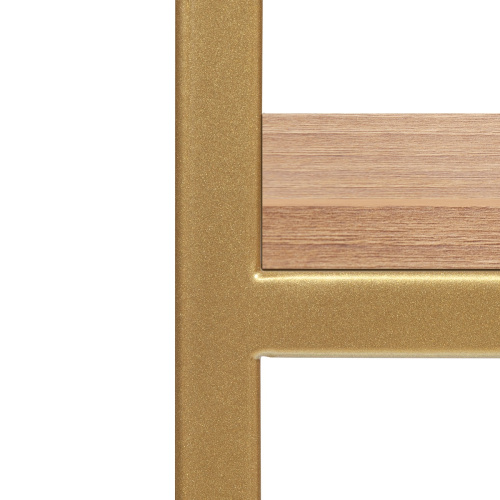 Стеллаж ALTO, золотой, ЛДСП Робиния, 55*30*145 фото 5