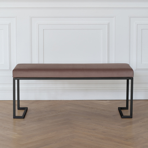 Банкетка OMEGA, черная, Mocco, 110*40*45