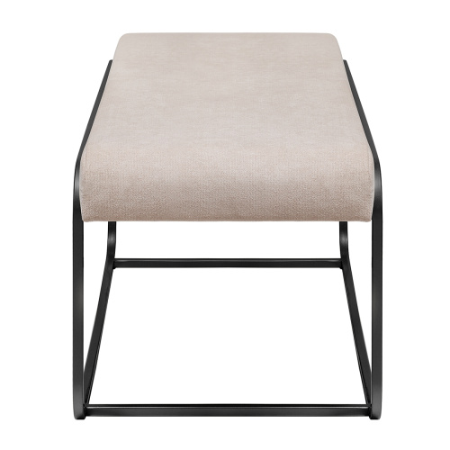 Банкетка SIENA, черная, CHAMPAGNE, 108*42*44 фото 6