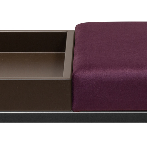 Банкетка ALBA BOX, черная, Marsala, BrownBox, 85*40*45 фото 4