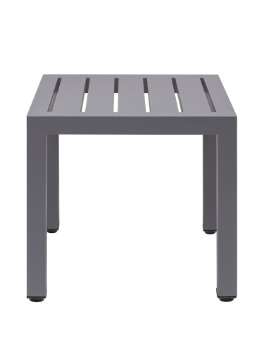 Стол уличный кофейный CAPRI, серый, 44*44*40 фото 3