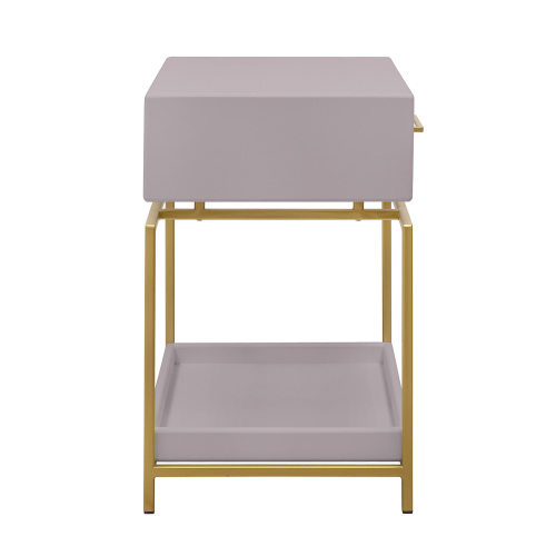 Тумба прикроватная KARIN MINI, золотая, МДФ LATTE фото 3