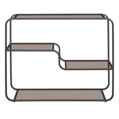 Консоль SIENA, черная, бронзовое стекло, 100*35*81 фото 4