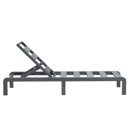 Шезлонг AMALFI, каркас алюминий цвет LAVA, подушки ткань водонепр. Stone фото 14