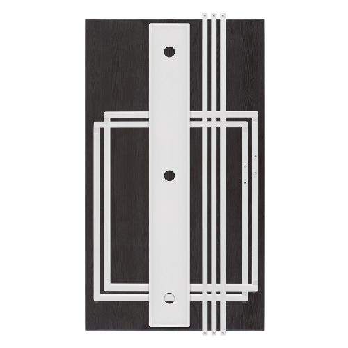 Стол письменный Rimini, белый, ЛДСП Черный, 120*65*75 фото 16