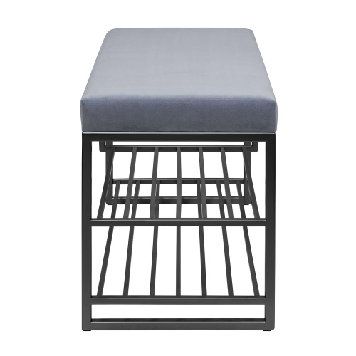 Обувница GARDA PLUS, черная, Light Blue, 85*40*52 фото 8