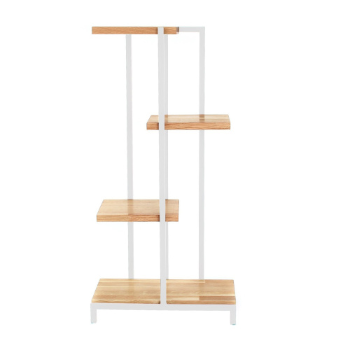 Стеллаж-подставка для цветов Loft 5, белый фото 2