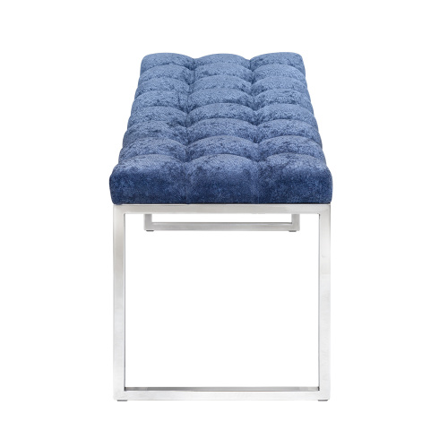 Банкетка ALBA, н/ж сталь, Steel Blue, каретная стяжка, 110*40*45 фото 6