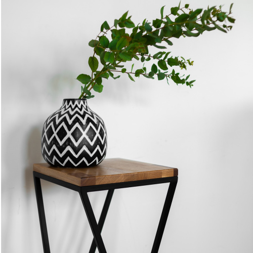 Столик для цветов Loft 80, черный фото 3