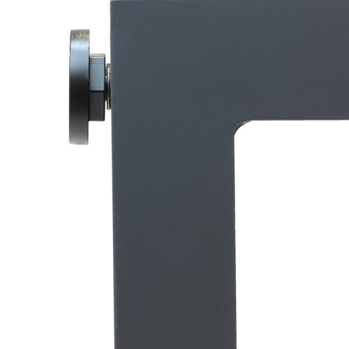 Стол уличный журнальный CAPRI, алюминий цвет серый, 112*65,5*36,5 фото 9