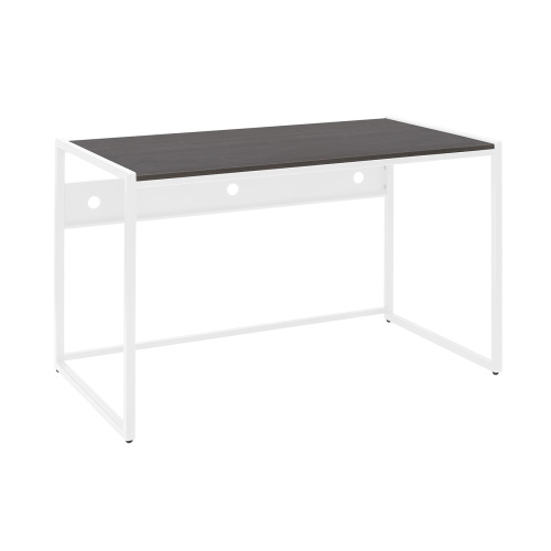 Стол письменный Rimini, белый, ЛДСП Черный, 120*65*75 фото 10