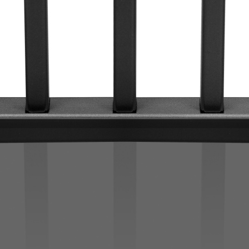 Стеллаж SOHO, черный, стекло, 90*30*192 фото 10