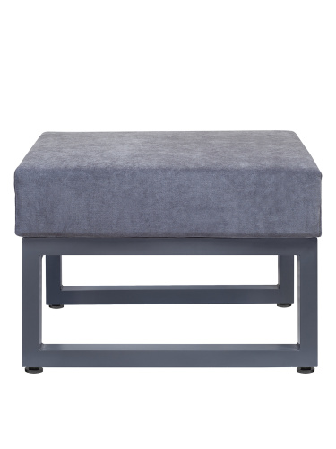 Набор садовой мебели CAPRI / 3 предмета: диван, столик, пуф / серый (S3C) фото 13