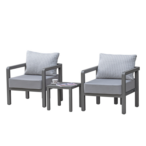 Набор садовой мебели AMALFI / 3 предмета: 2 кресла, столик кофейный / LAVA/Stone (S2C) фото 7