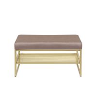 Банкетка RIMINI MINI, золотой, Mocco, 85*40*45