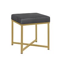 Пуф CRUZ, золотой, Mouse Grey