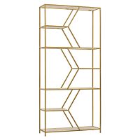 Стеллаж MALTA, золотой, керамика Ivory