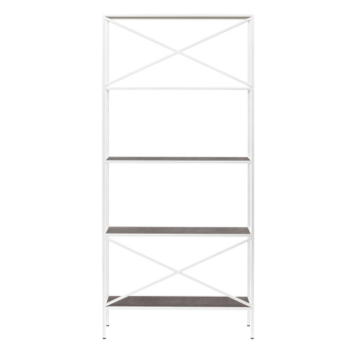 Стеллаж KARIN-800, белый, керамика антрацит фото 4