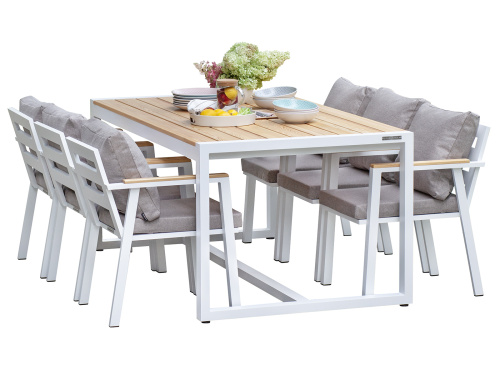 Садовая мебель SANTORINI / стол и 6 стульев фото 10