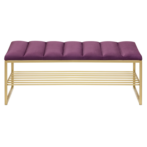 Банкетка RUBY, золотая, Marsala, Bulon, 110*40*43,5 фото 6